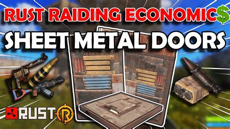 cheapest way to raid a sheet metal door|cost of rust raid.